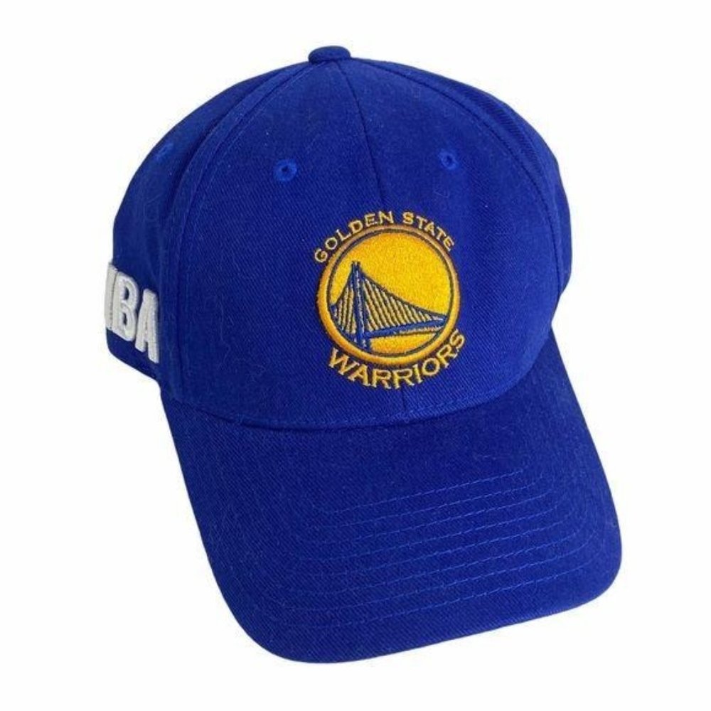 Golden State WARRIORS Hat NBA Basketball Classic Team Logo Adjustable Blue Cap